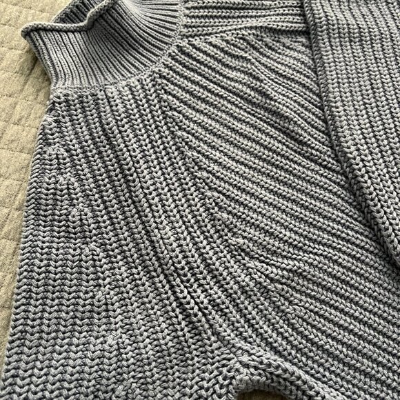 J. Crew Relaxed Rollneck Sweater Blue - EUC - Picture 7 of 12